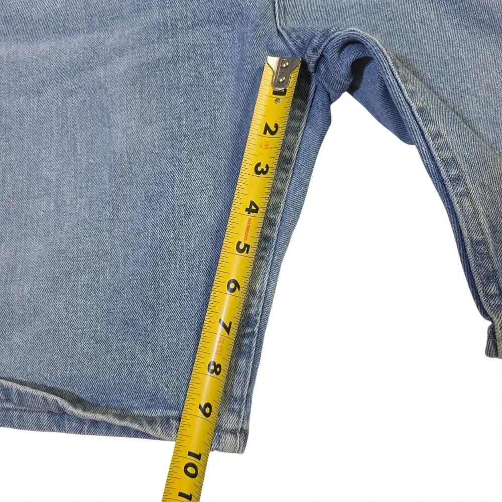 Wrangler Denim Shorts 44 Blue Mens Light Wash Stretch 5-Pocket‎ *READ*